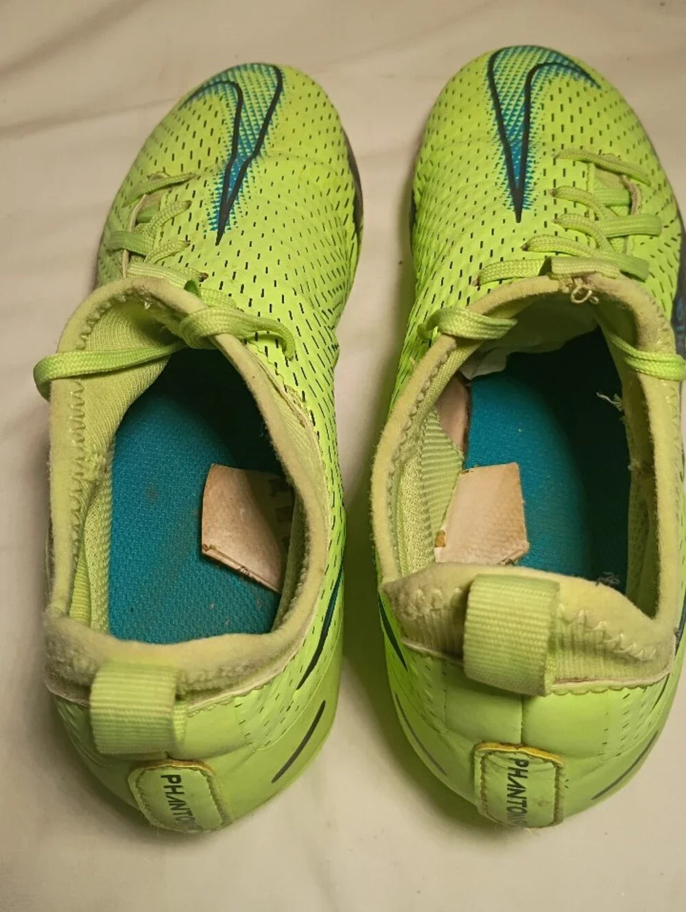 Nike Jr Phantom GT Academy DF MG Soccer Cleats Lime Glow Youth Size 1Y CW6697